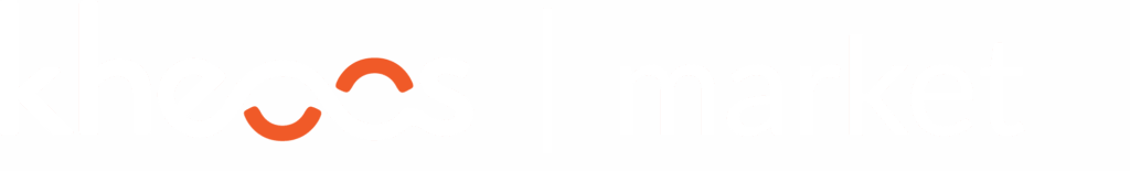 Logo du site kheoosmarket version blanche