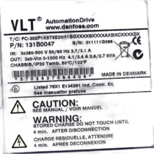 DANFOSS FC-302P1K5T5E20H1