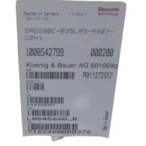 INDRAMAT 2AD200C-B35LA3-AS07-C2N1