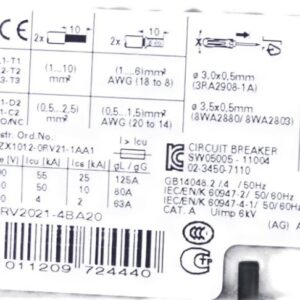 SIEMENS 3RV2021-4BA20