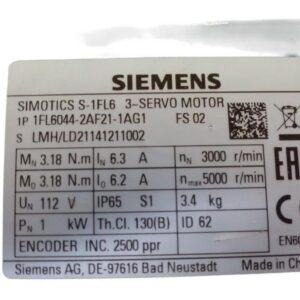 SIEMENS 1FL6044-2AF21-1AG1