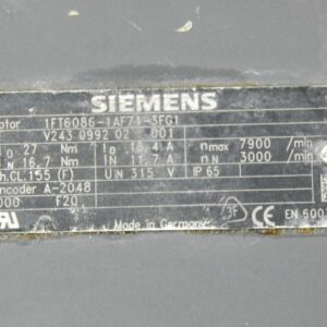SIEMENS 1FT6086-1AF71-3FG1