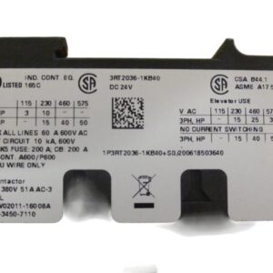 SIEMENS 3RT2036-1KB40