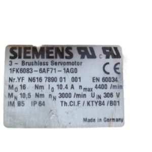 SIEMENS 1FK6083-6AF71-1AG0