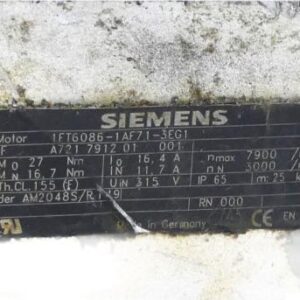 SIEMENS 1FT6086-1AF71-3EG1