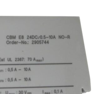 PHOENIX CONTACT CBM E8 24DC/0.5-10A NO-R