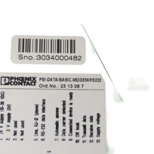 PHOENIX CONTACT PSI-DATA/BASIC-MODEM/RS232