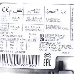 SIEMENS 3RV2411-0KA20