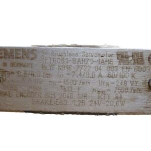 SIEMENS 1FT6081-8AH71-1AH6