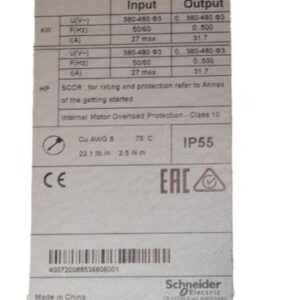 SCHNEIDER ELECTRIC ATV650D15N4U