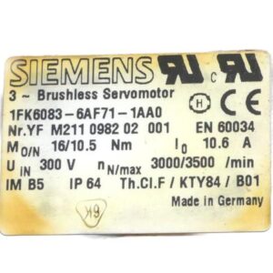 SIEMENS 1FK6083-6AF71-1AA0