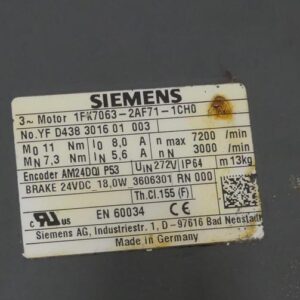 SIEMENS 1FK7063-2AF71-1CH0