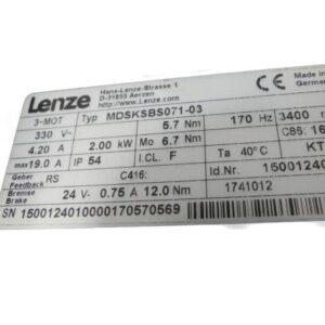 LENZE MDSKSBS071-03