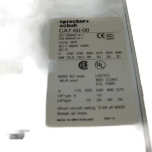 SPRECHER + SCHUH CA7-60-00-120