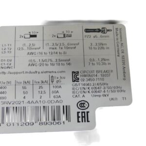SIEMENS 3RV2021-4AA10-0DA0