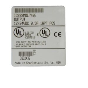 GE FANUC IC693MDL740E