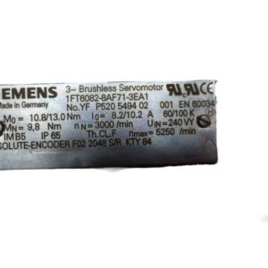 SIEMENS 1FT6082-8AF71-3EA1