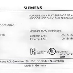 SIEMENS 6AV7240-3DC07-0HA0