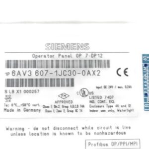 SIEMENS 6AV3607-1JC30-0AX2
