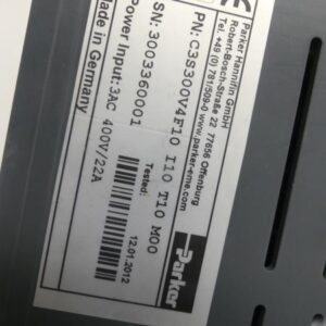 PARKER C3S300V4F10I20T11M12