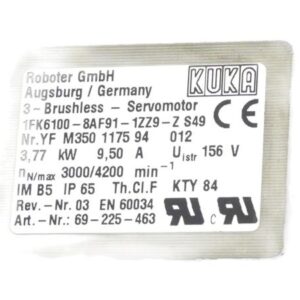 KUKA 1FK6100-8AF91-1ZZ9-ZS49