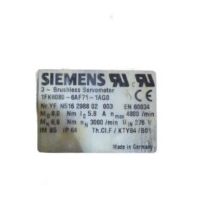 SIEMENS 1FK6080-6AF71-1AG0