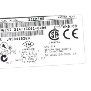 SIEMENS 6ES7214-1CC01-0XB0