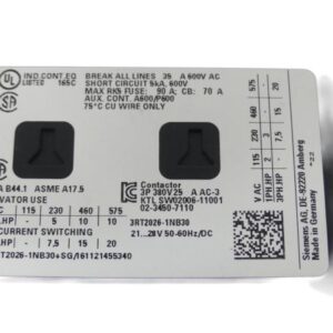 SIEMENS 3RT2026-1NB30