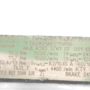 SIEMENS 1FT6082-1AF71-1AH0